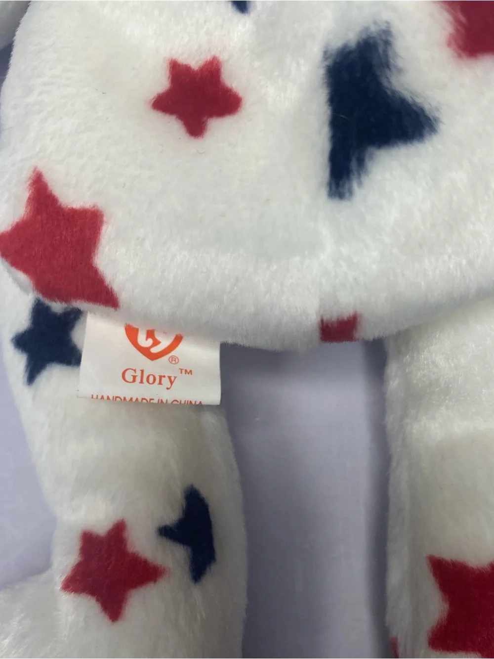 RARE RETIRED TY BEANIE BABY “GLORY” 1998 Americana Patriotic USA Bear
